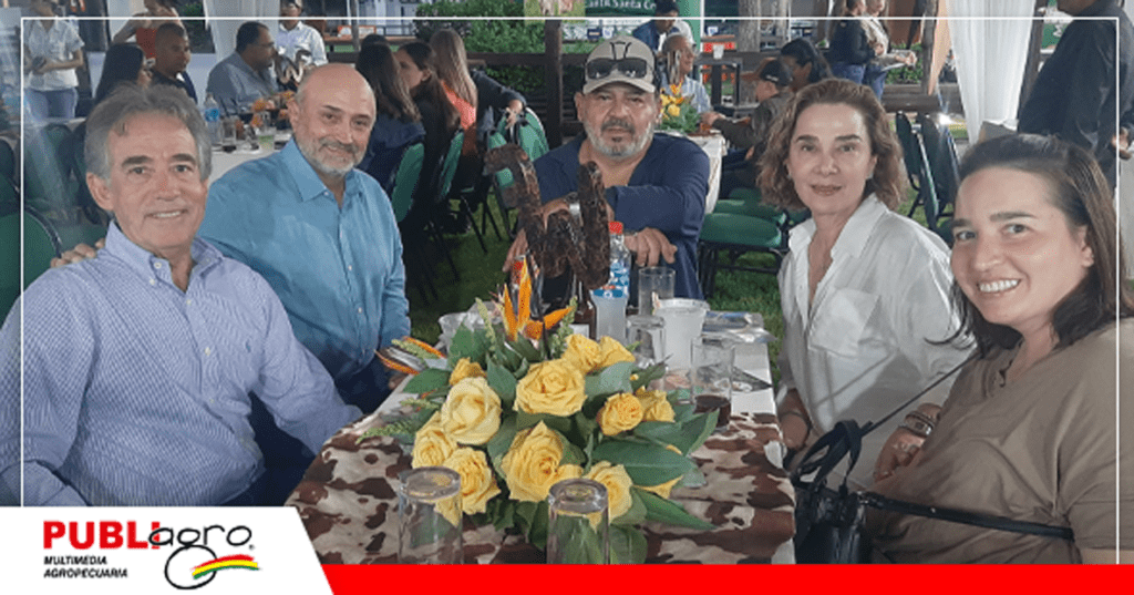 El anfitrión Willy Frerking, estuvo presente para dar la bienvenida a los asistentes / Foto: Publiagro