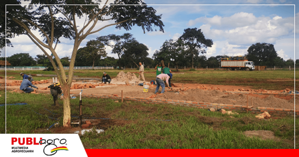 Ultimando los detalles para tener lista la muestra ferial de la Fexposam/ Foto: Publiagro