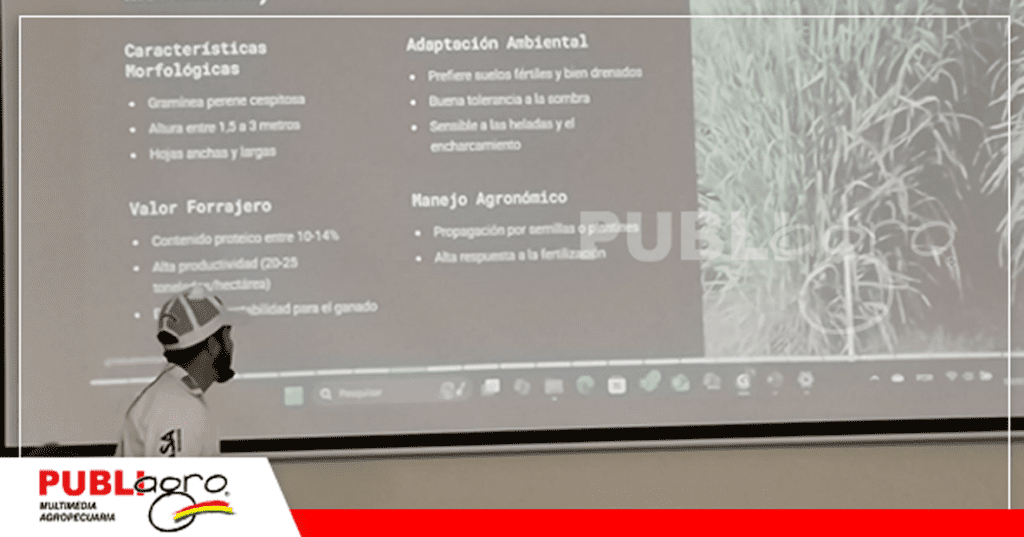 19 Luis Almeida explicó sobre la coevolución forrajera/ Foto: Publiagro