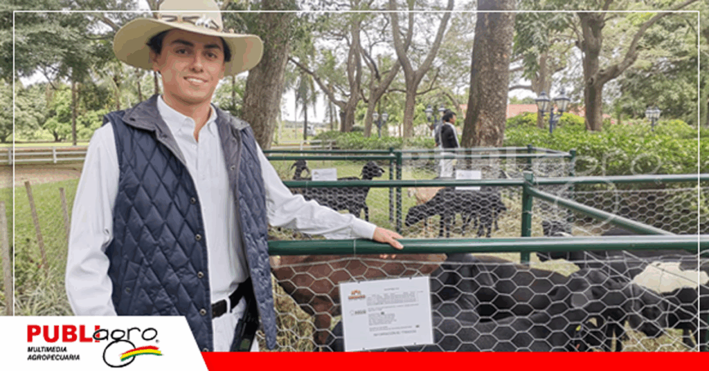 11 Mauricio Alarcón es el encargado de los ovinos/ Foto:Publiagro