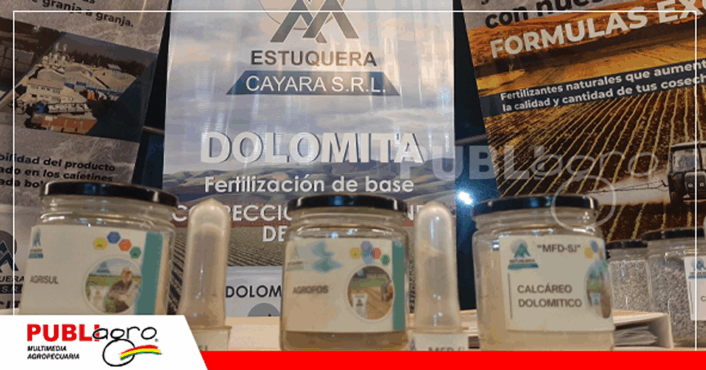 Algunos de los productos que ofertan para el mejoramiento de los suelos / Foto: Publiagro