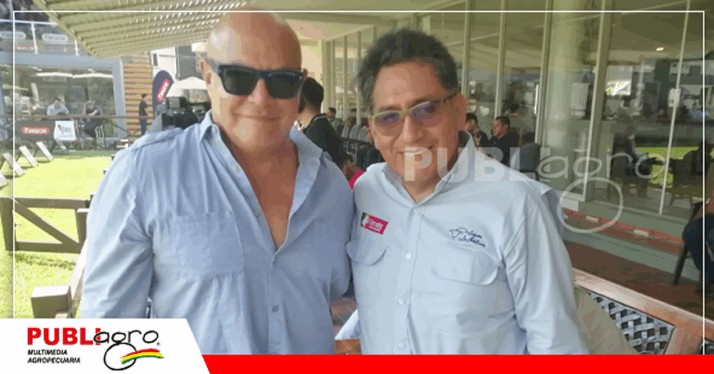 Junto con el empresario y ganadero Jorge Nuñez del Prado / Foto: Publiagro