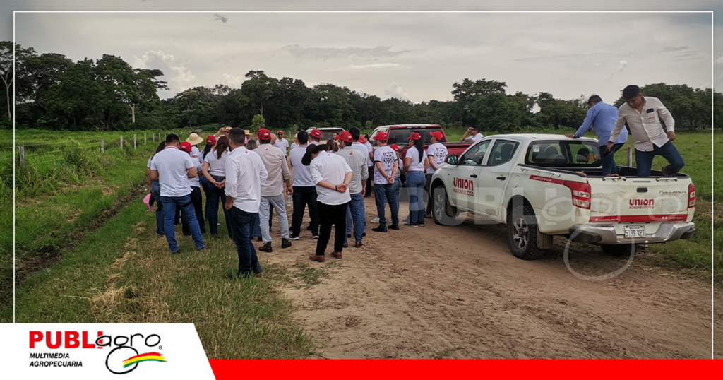 Todo el personal de Unión Agronegocios estuvo presente en la Hacienda Curichi Grande / Foto: Publiagro