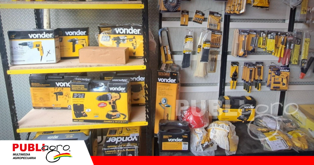 Las herramientas Vonder también fueron exhibidas por Ferrotodo. Cuenta con herramientas eléctricas y manuales.