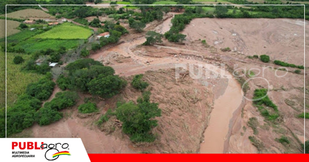 Este es el grado de afectación que deja el desborde de ríos por las lluvias/ Foto: Internet