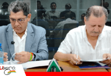 CERMA y UAB sellan alianza para fortalecer la lechería en el Beni Firma de convenio entre la UAB y CERMA/ Foto: Publiagro