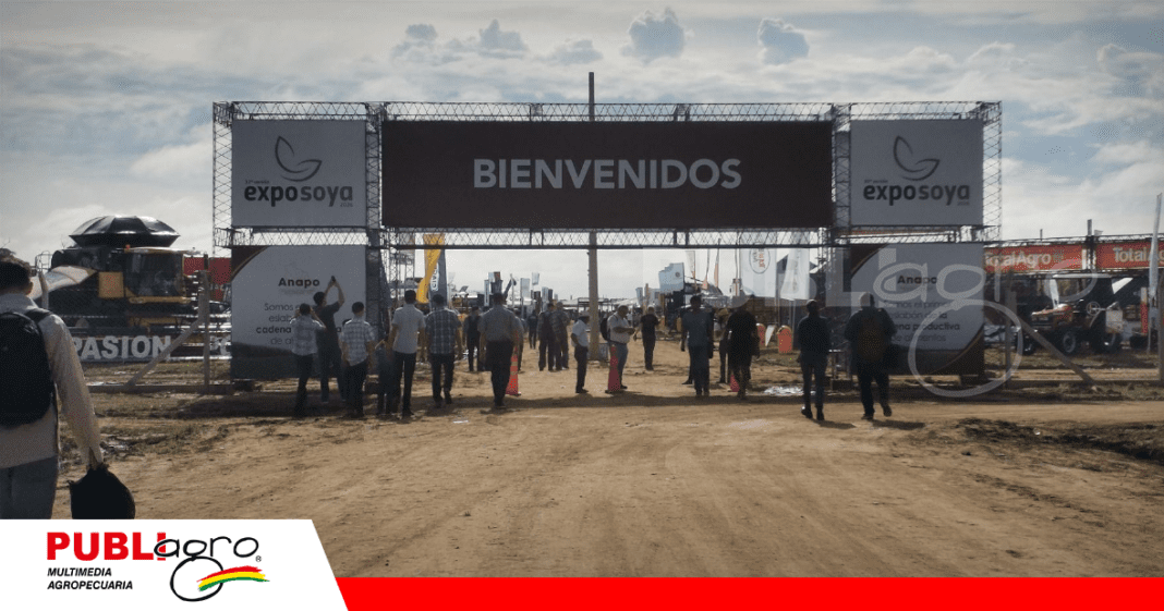 El ingreso principal de la Exposoya 2026 / Foto: Publiagro