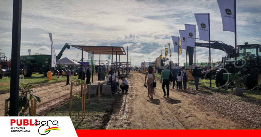 El area de maquinarias de la Exposoya 2026 / Foto: Publiagro