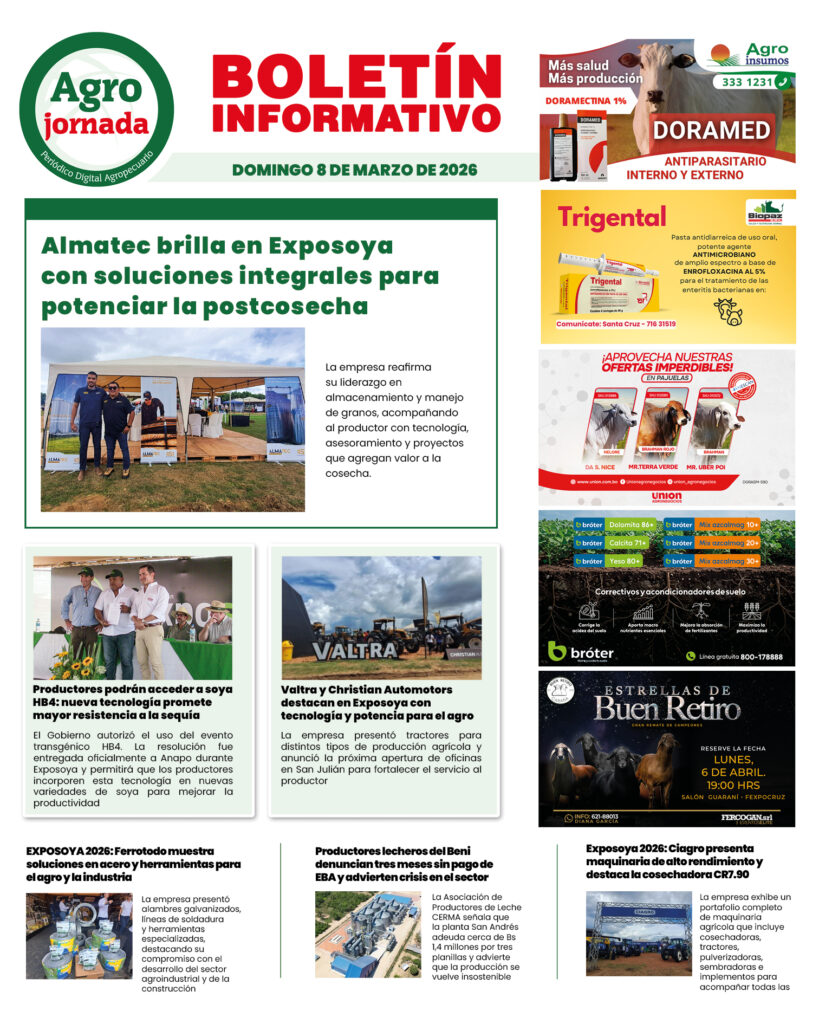 BOLETÍN AGROJORNADA 08:03:26