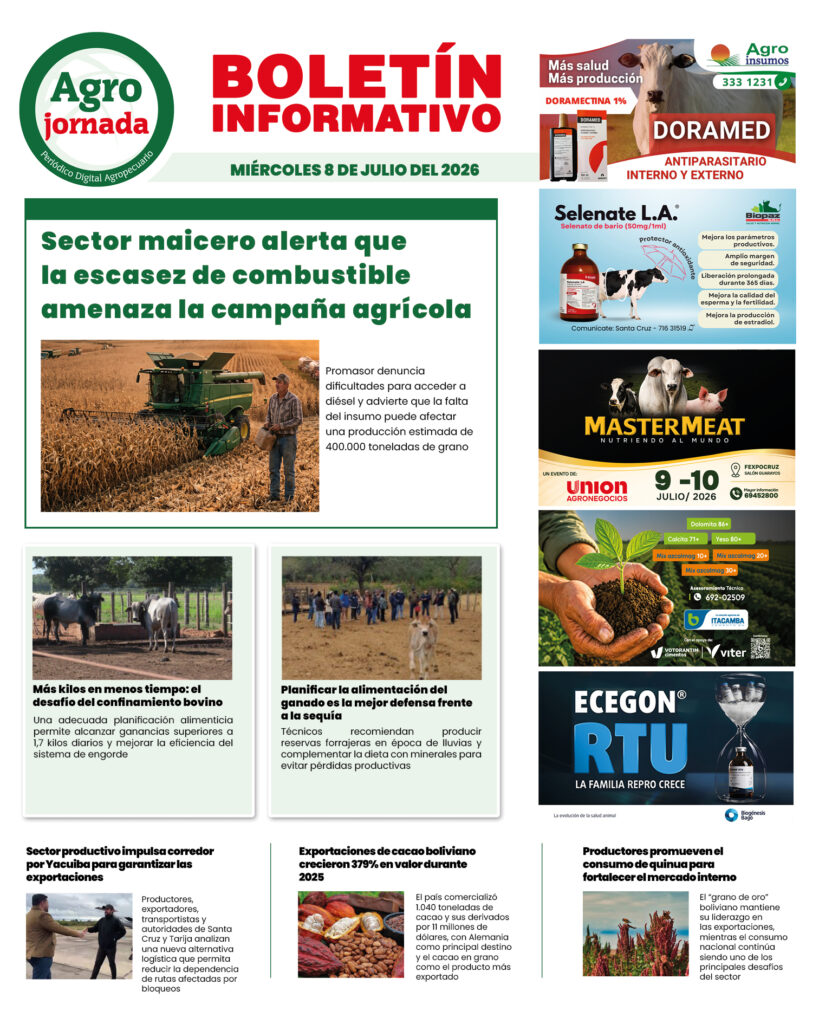BOLETÍN AGROJORNADA 08:07:26
