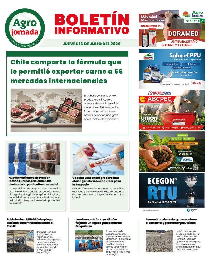 BOLETÍN AGROJORNADA 16:07:26