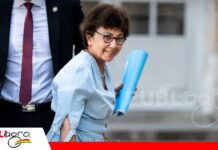 Pesticidas: ministra francesa de Ecología ratifica dimisión La ministra de Transición Ecológica de Francia, Monique Barbut, de camino a un encuentro sobre la ola de calor extremo: Foto/ DW