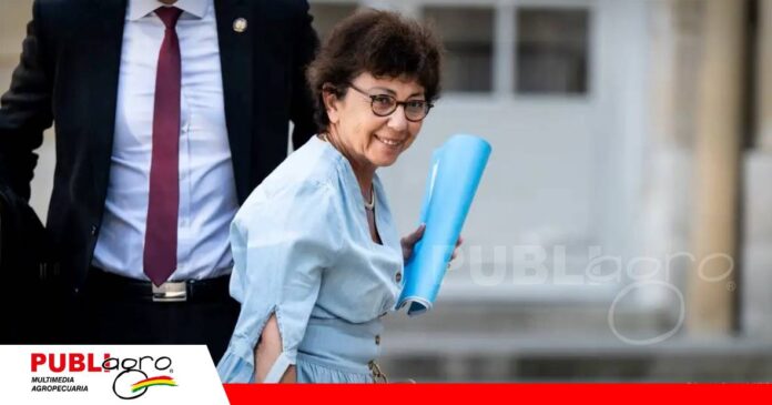 La ministra de Transición Ecológica de Francia, Monique Barbut, de camino a un encuentro sobre la ola de calor extremo: Foto/ DW