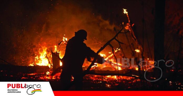 El fuego avanza sobre zonas de vegetación en Bolivia / Foto: mongabay
