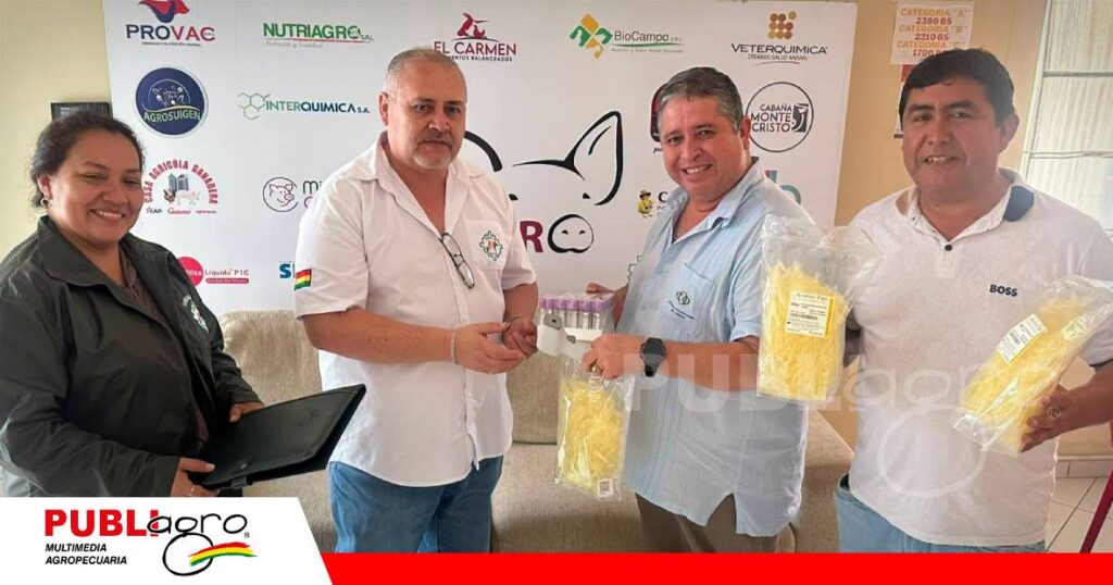 SENASAG fortalece la vigilancia sanitaria porcina/ Foto: Senasag