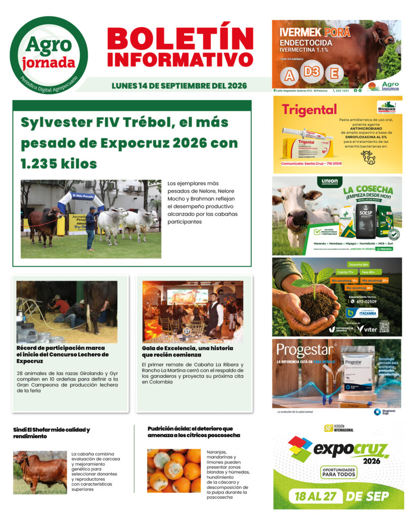 BOLETÍN AGROJORNADA 14:09:26