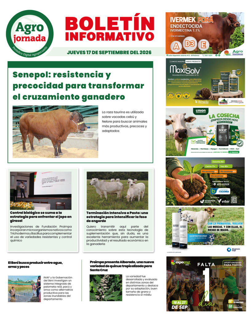 BOLETÍN AGROJORNADA 17:09:26
