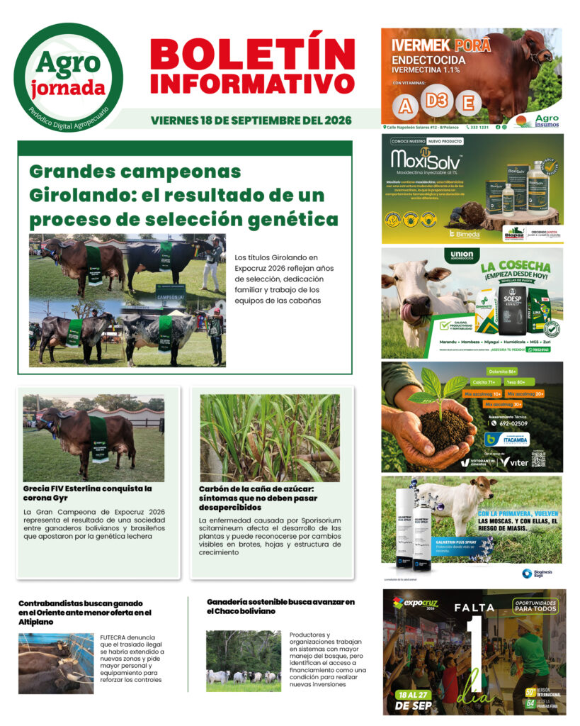 BOLETÍN AGROJORNADA 18:09:26