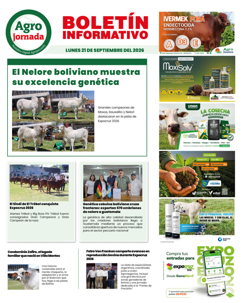 BOLETÍN AGROJORNADA 20:09:26
