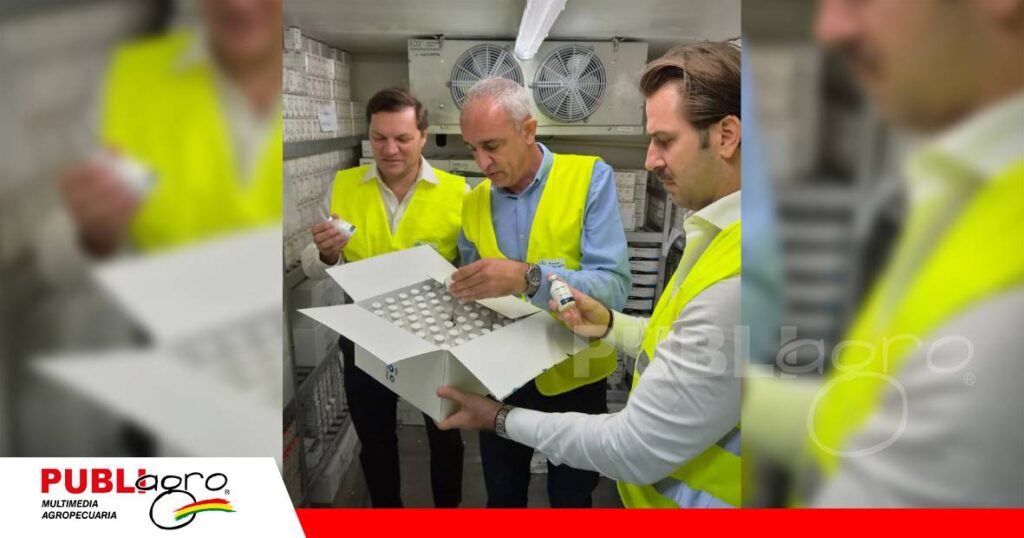 Vacunas contra fiebre aftosa producidas por un laboratorio argentino en Europa / Foto: Biogénesis Bagó