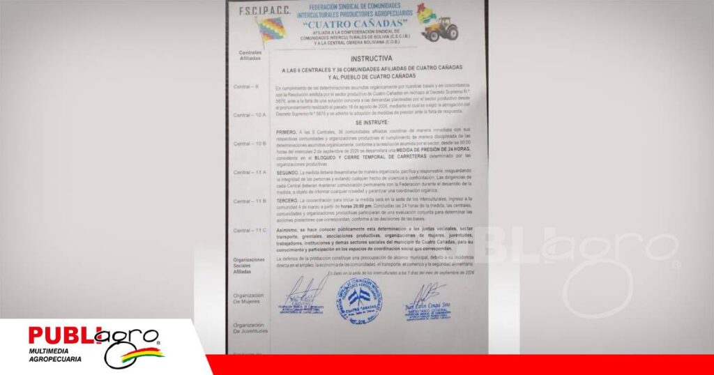 FOTO NOTAS WEB (28) La Federación anunció un bloqueo de 24 horas/ Foto: Internet