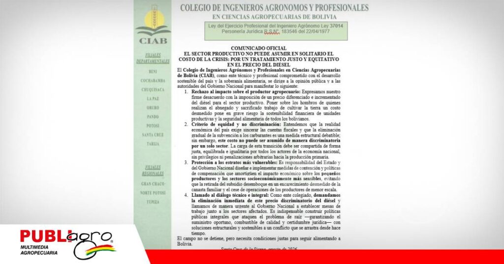FOTO NOTAS WEB (5) Comunicado oficial de la CIAB / Foto: Internet