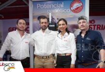 Fatro Von Franken comparte avances en reproducción bovina durante Expocruz 2026 Jorge Alberto Nacif Category Manager de Genética y Reproducción de Unión Agronegocios junto a especialistas de Fatro Von Franken /Foto: Publiagro