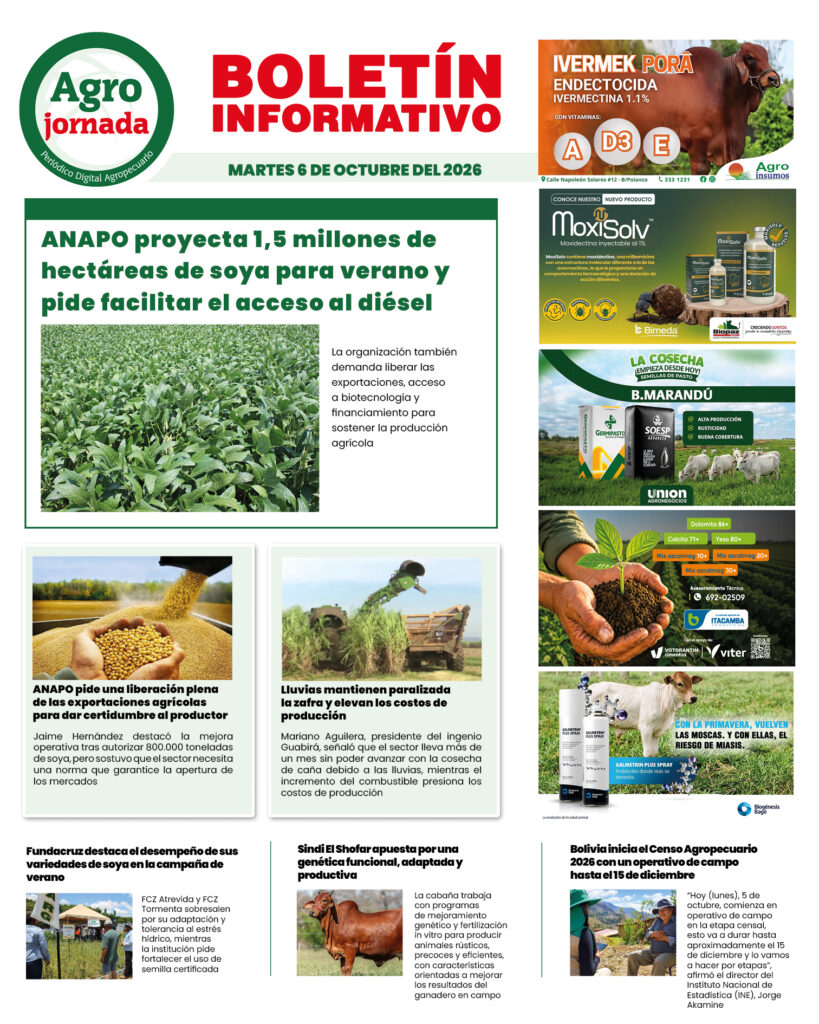 BOLETÍN AGROJORNADA 06:10:26