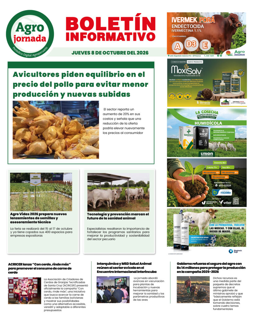 BOLETÍN AGROJORNADA 08:10:26