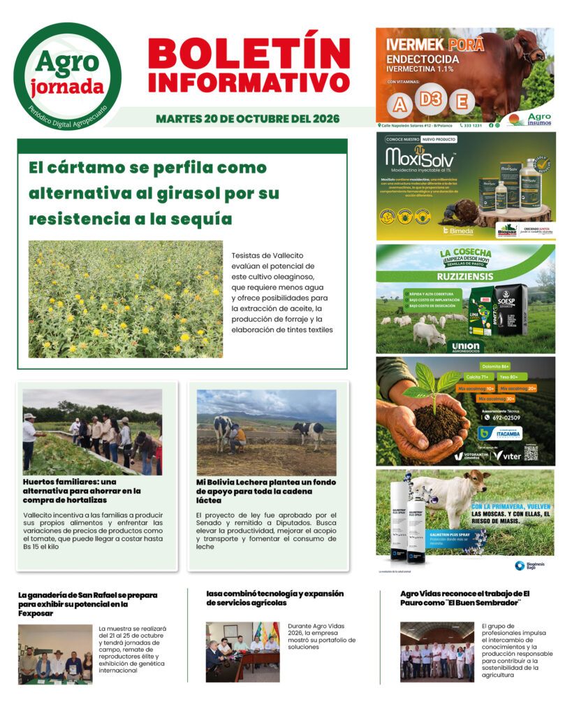 BOLETÍN AGROJORNADA 20:10:26
