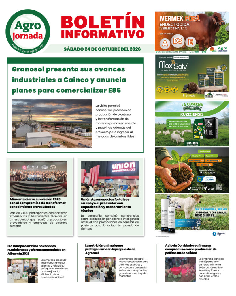 BOLETÍN AGROJORNADA 24:10:26