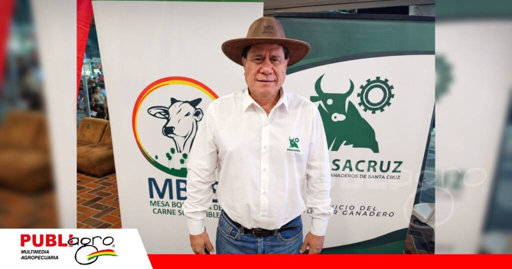Alex Justiniano, presidente de Fegasacruz/ Foto:MBCS