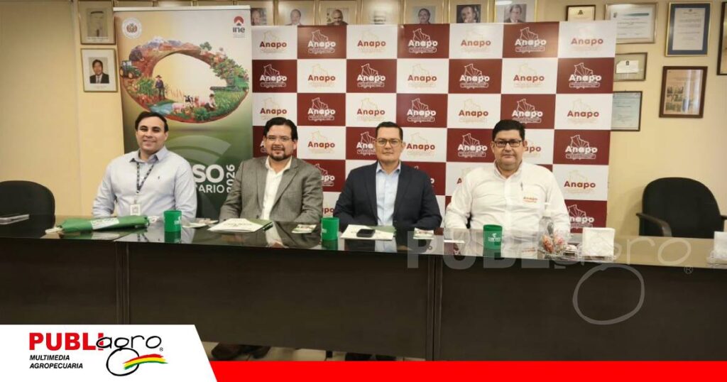 Bolivia prepara la actualización de sus datos agropecuarios con el censo 2026/ Foto: Anapo