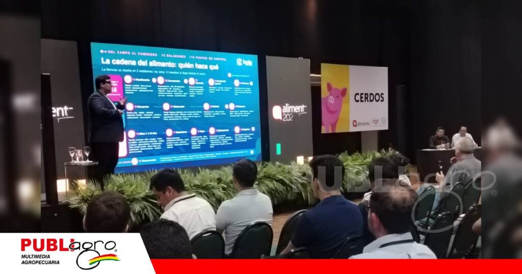 Diego Lescano, director de KPIs Consulting destacó claves para mejorar la eficiencia alimentaria y rentabilidad porcina / Foto: Publiagro